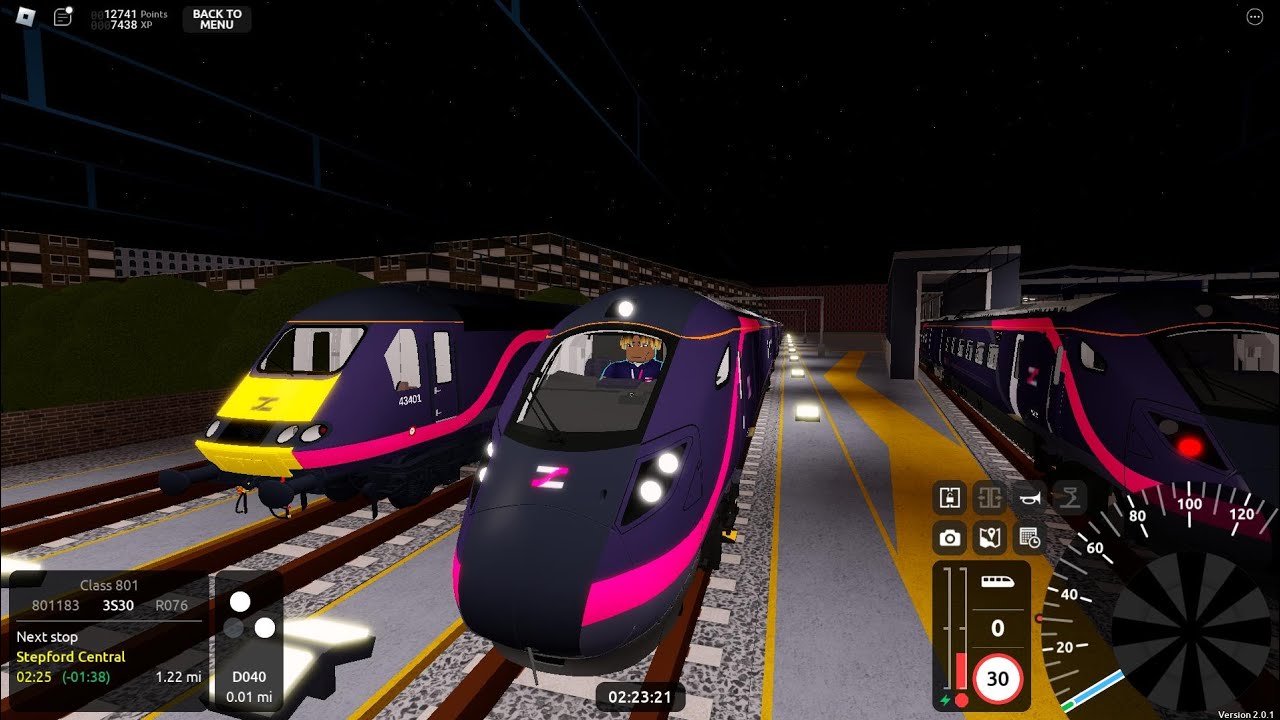 Roblox [HD] - SCR V2.0.1 - Класс 801 - Stepford Express R076 - Leighton Express (SC-LC)