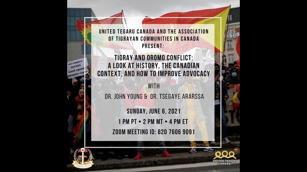 Conflicts in Tigray & Oromia; a discussion with Dr. John Young and Dr. Tsegaye Ararssa