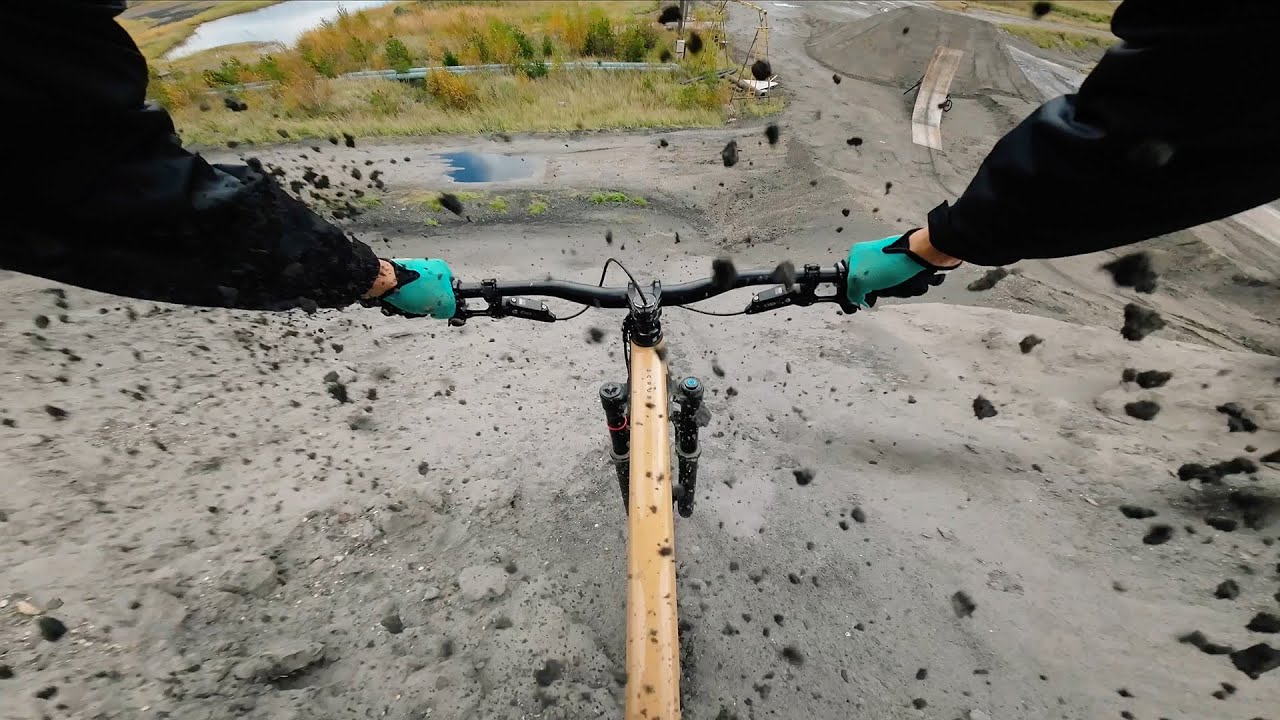 FREERIDE MTB in einem aktiven Kohle-Tagebau! (191 Videodreh mit Jakub Vencl)