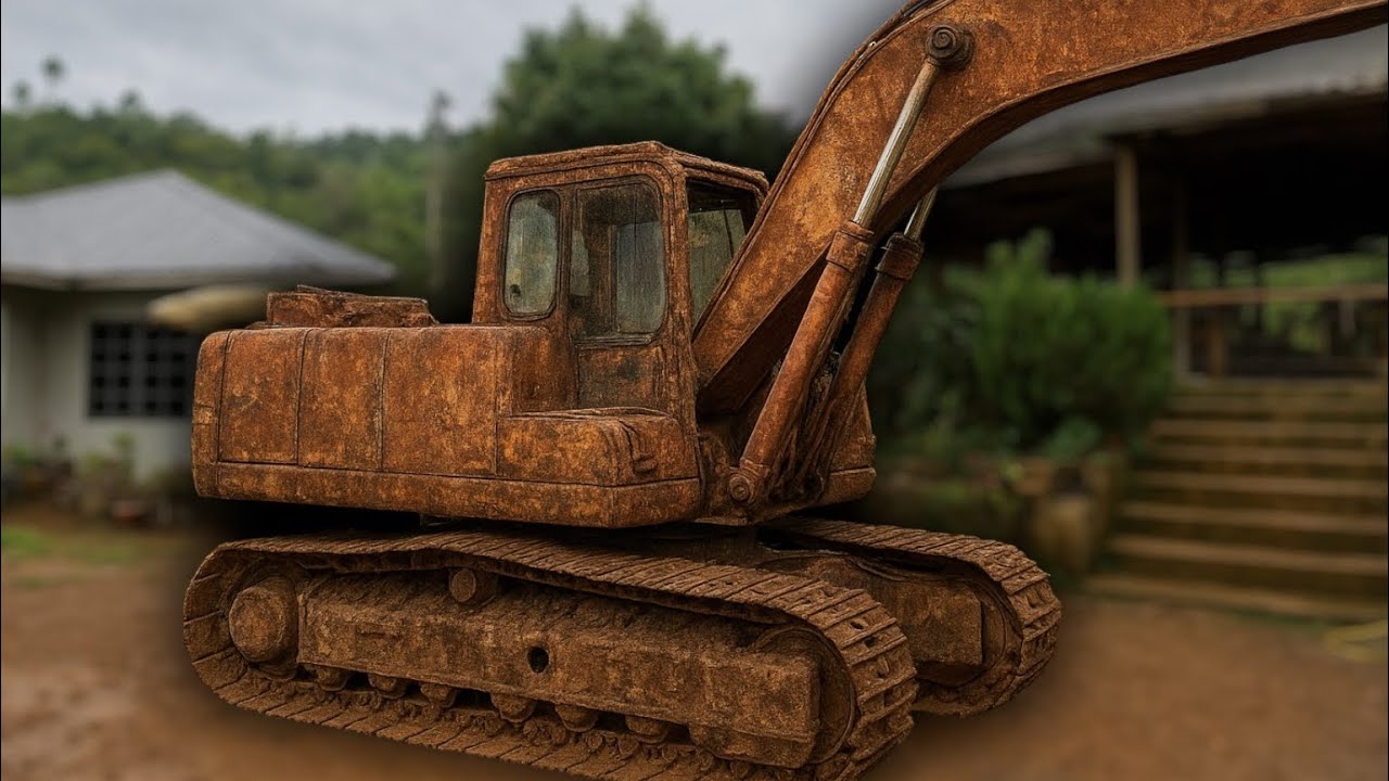 3 Years Abandoned Excavator UH045-7 Restoration | The Final Result is Awesome