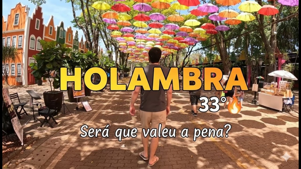 VISITEI HOLAMBRA e QUASE DERRETI