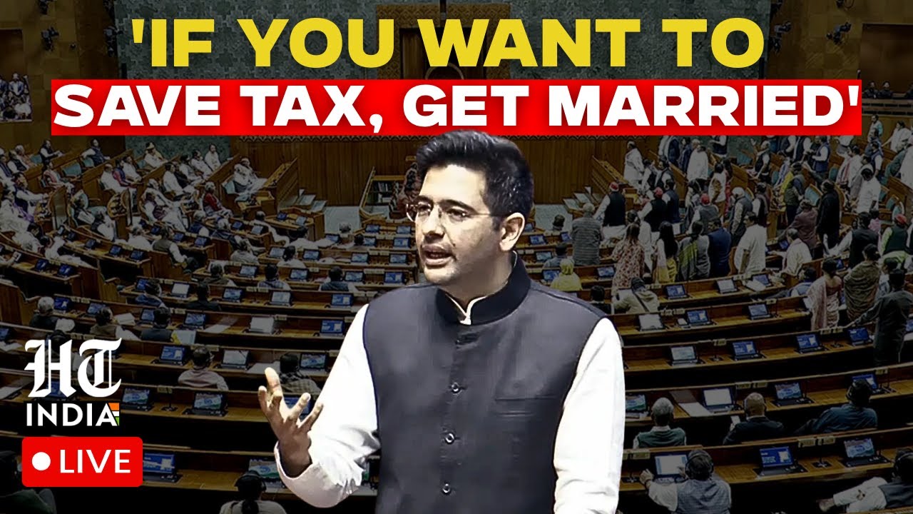 Live News | Raghav Chadha bats for married couples to file income tax returns jointly | Lok Sabha