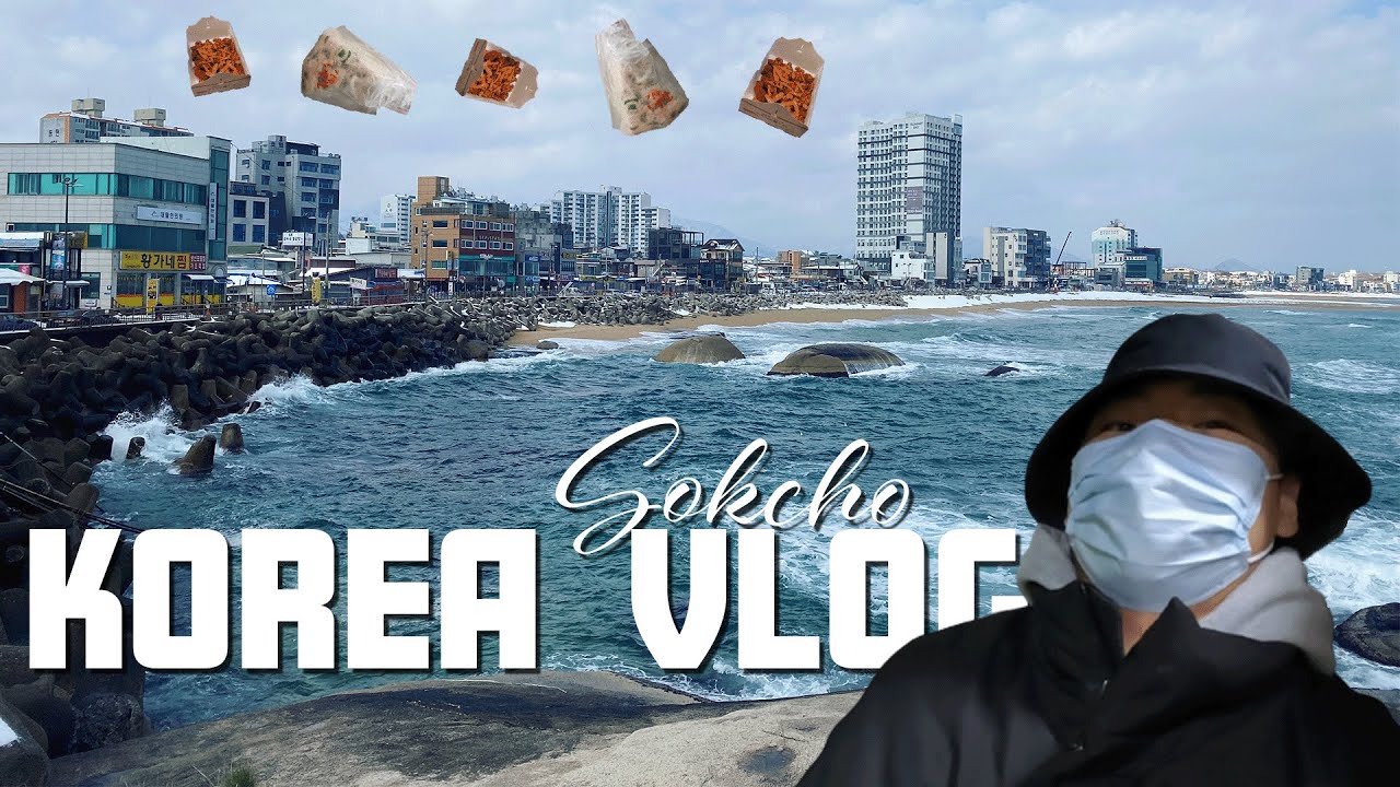 🇰🇷 Day trip to Sokcho l Winter Sea in Korea l Premium Bus l SulBbang l Snow l Travel l Cool Cafes