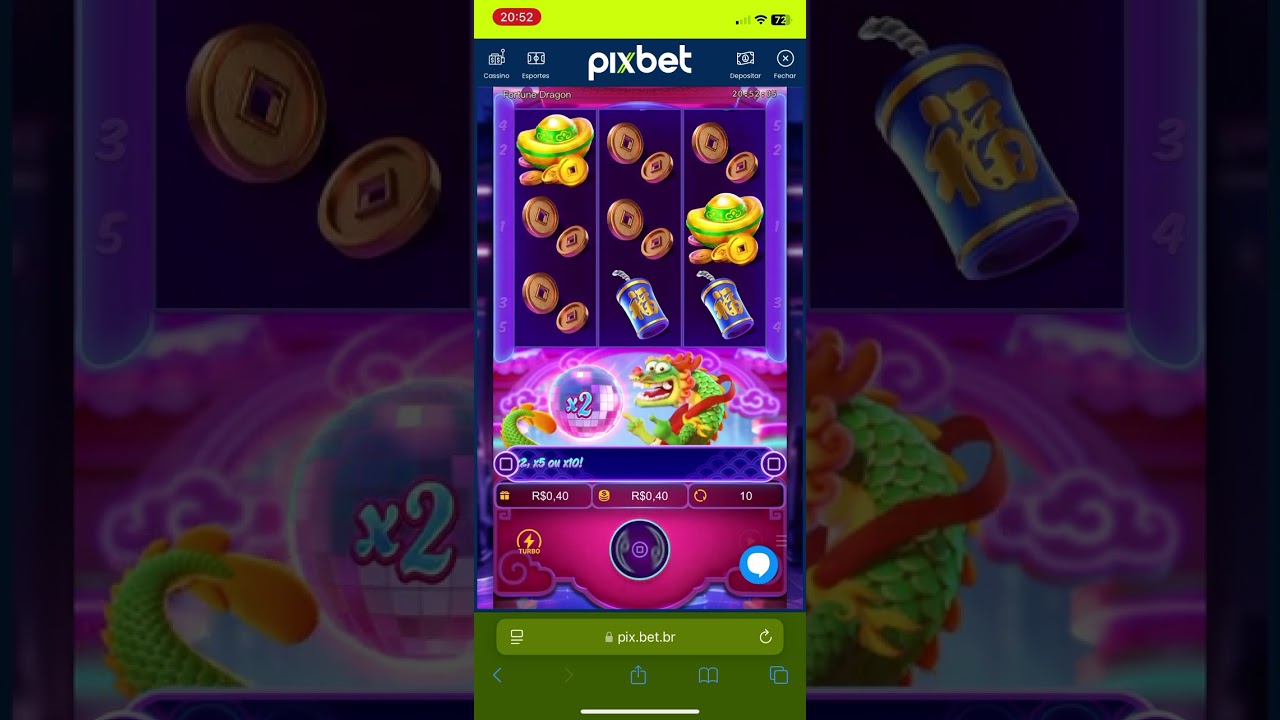 20 giros gratis fortune dragon - Pixbet 15/05/25 #pixbet #casino