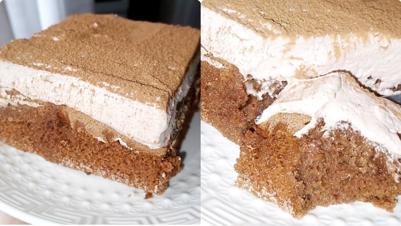 كيكة الكاكاو و الحليب (cake)،خفيفة كالقطن بمكونات موجودة في كل بيت ، ذوق الشكولا 🍫 بدون شكولا😋
