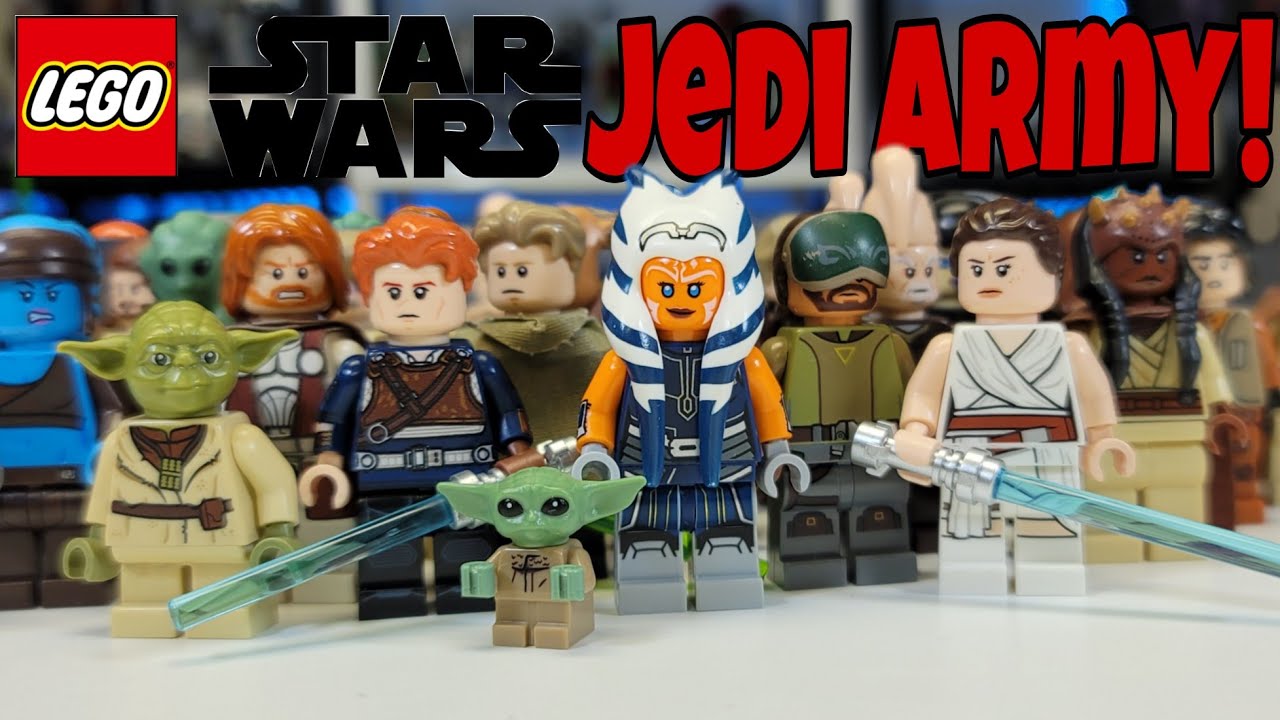 Моя армия из 75+ минифигурок джедаев LEGO Star Wars! (Минифигурки джедаев из Fallen Order и Clone...