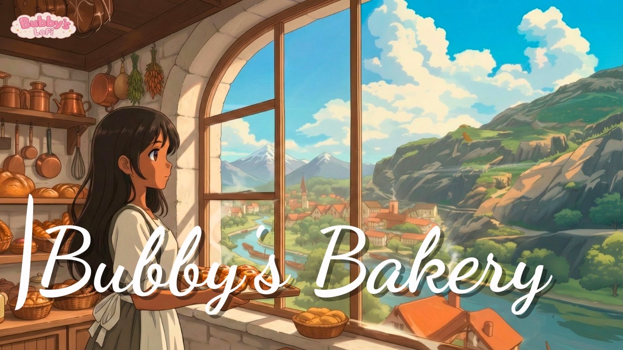 Cozy Lofi at a Cute Bakery 🥐 | Cafe Study Beats & Relaxing Ambience