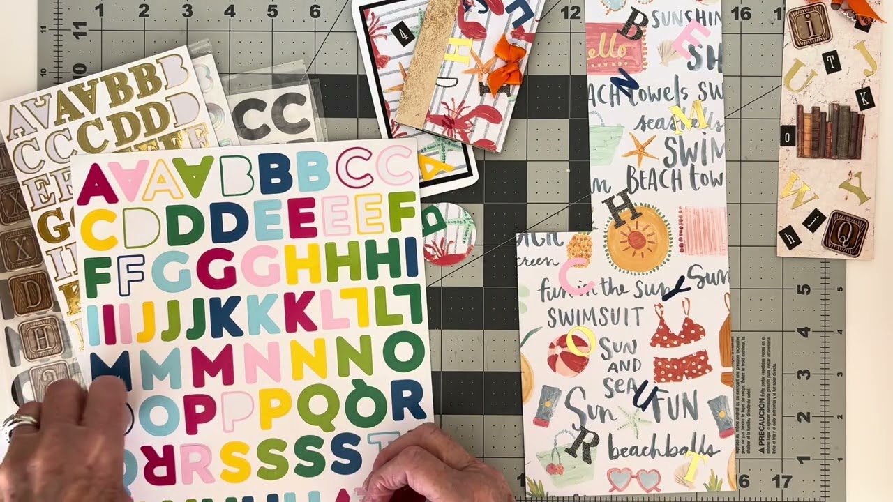 Trop de scrap ! lettres de l’alphabet décoratives ? Voici quoi en faire !