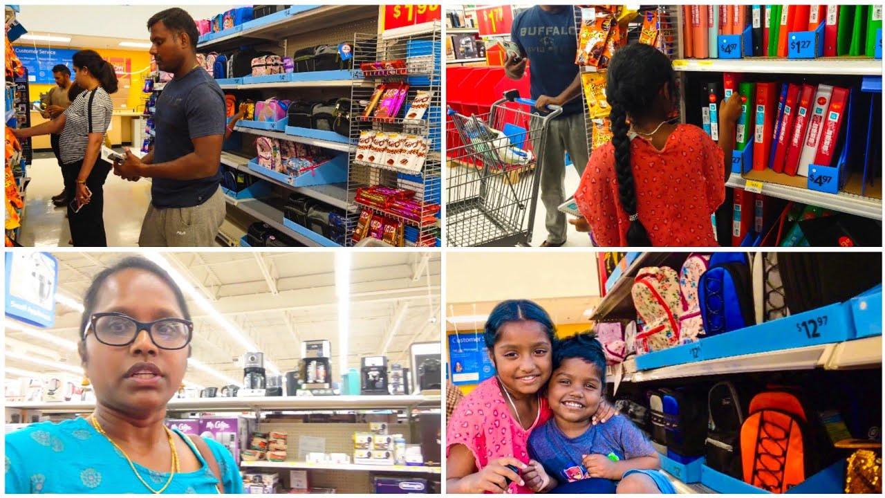 Back to School Shopping in Canada / School supplies shopping haul / Canada Tamil Vlog