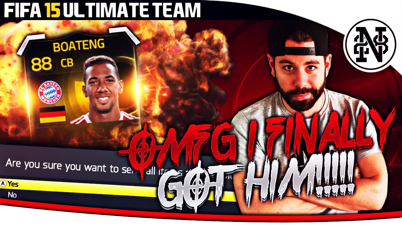 WUT!?! I PACK SIF BOATENG IN A FREE PACK!?!? Luckiest Pack Opening - FIFA 15 Ultimate Team