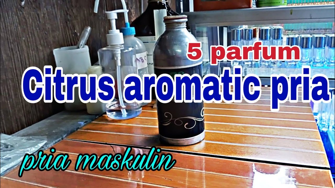 5 parfum Citrus aromatic | parfum pria aroma Citrus | rekomendasi parfum Refill pria