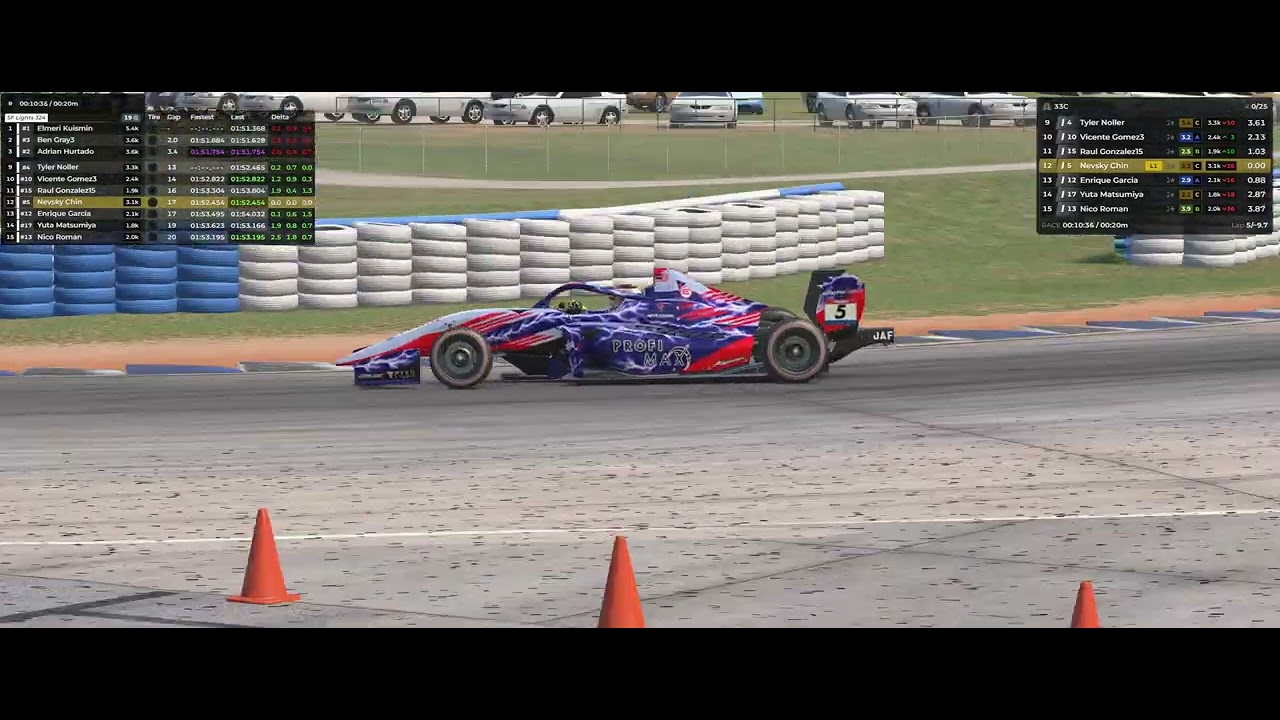 IRACING SUPER FORMULA LIGHT 2026 (S1 W4) SEBRING RACEWAY