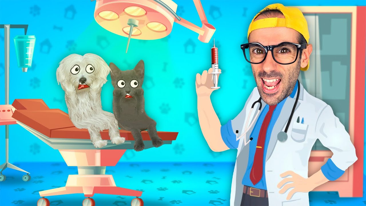 24 HORAS SIENDO MEDICO DE MI PERRO Y MI GATO !!