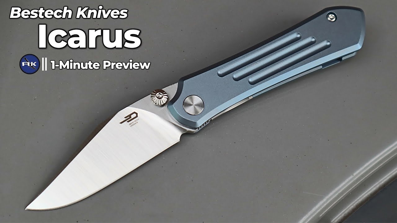 Bestech Icarus Folding Knife | 1 Minute Preview | Atlantic Knife