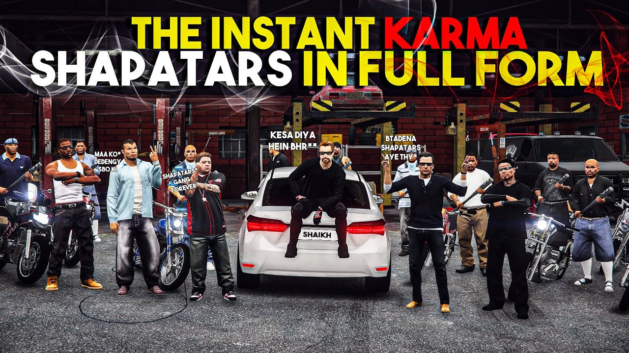 THE REVENGE OF USTAAD AND THE SHAPATARS | REAL LIFE MOD | GTA 5 PAKISTAN