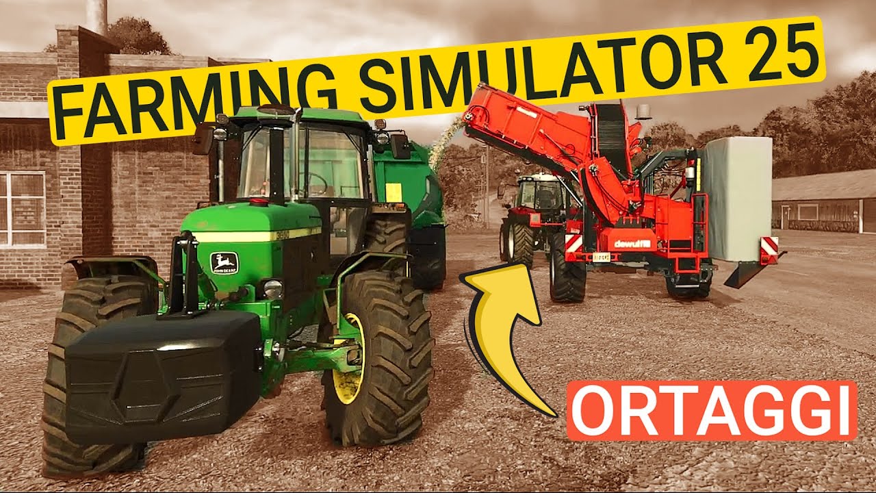 Ho provato FARMING SIMULATOR 25!! Raccolta ORTAGGI