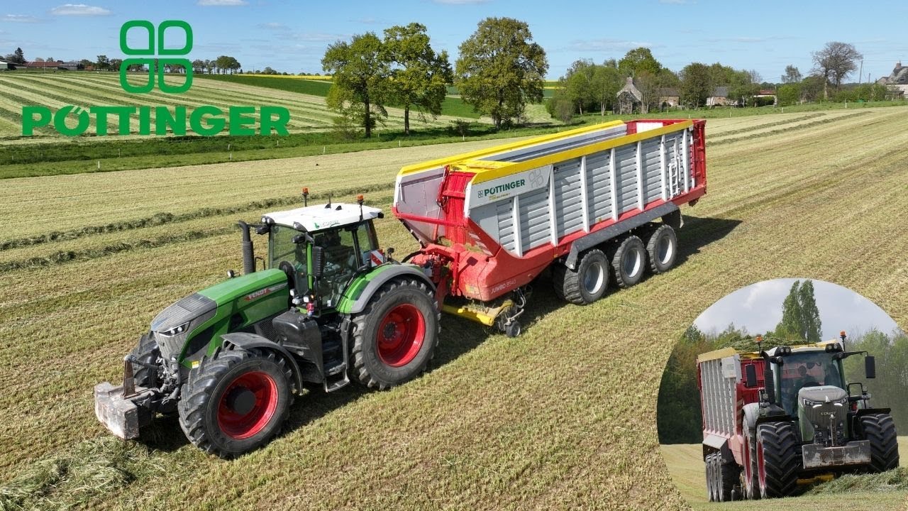Nouvelle Autochargeuse Pottinger JUMBO 8540 à l'ensilage ☘️ 2024 - ETA CHANTEUX