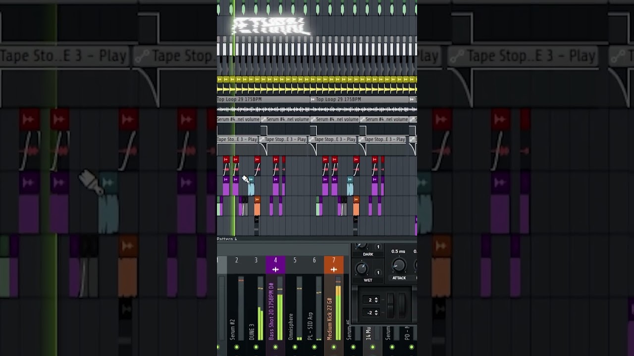 Cyberium TechCore Tutorial #edm #techno #rave #electronicmusic #phonk #hardcore #techcore  #music
