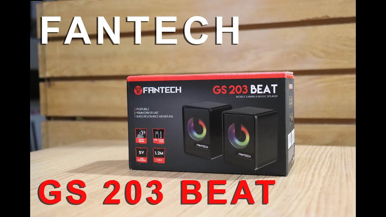 FANTECH GS203 Beat Speaker Unboxing and Review