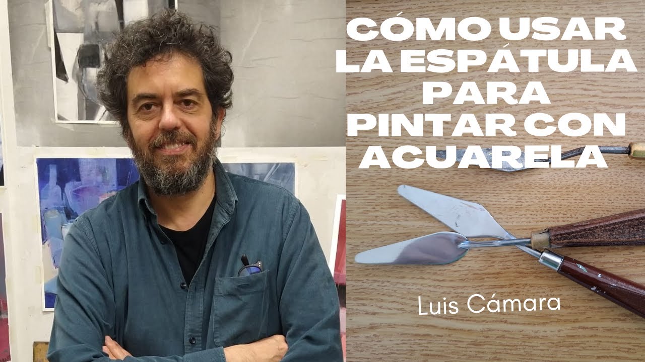 APRENDE A UTILIZAR LA ESPÁTULA PARA PINTAR CON ACUARELA.