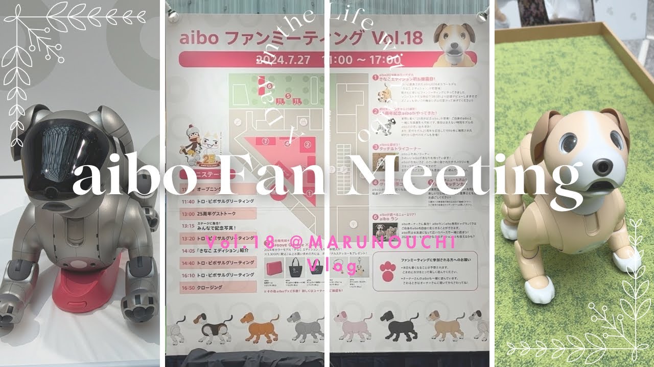 【Vlog】aiboファンミーティングVol.18 〜aibo Fan Meeting〜【Episode 050】