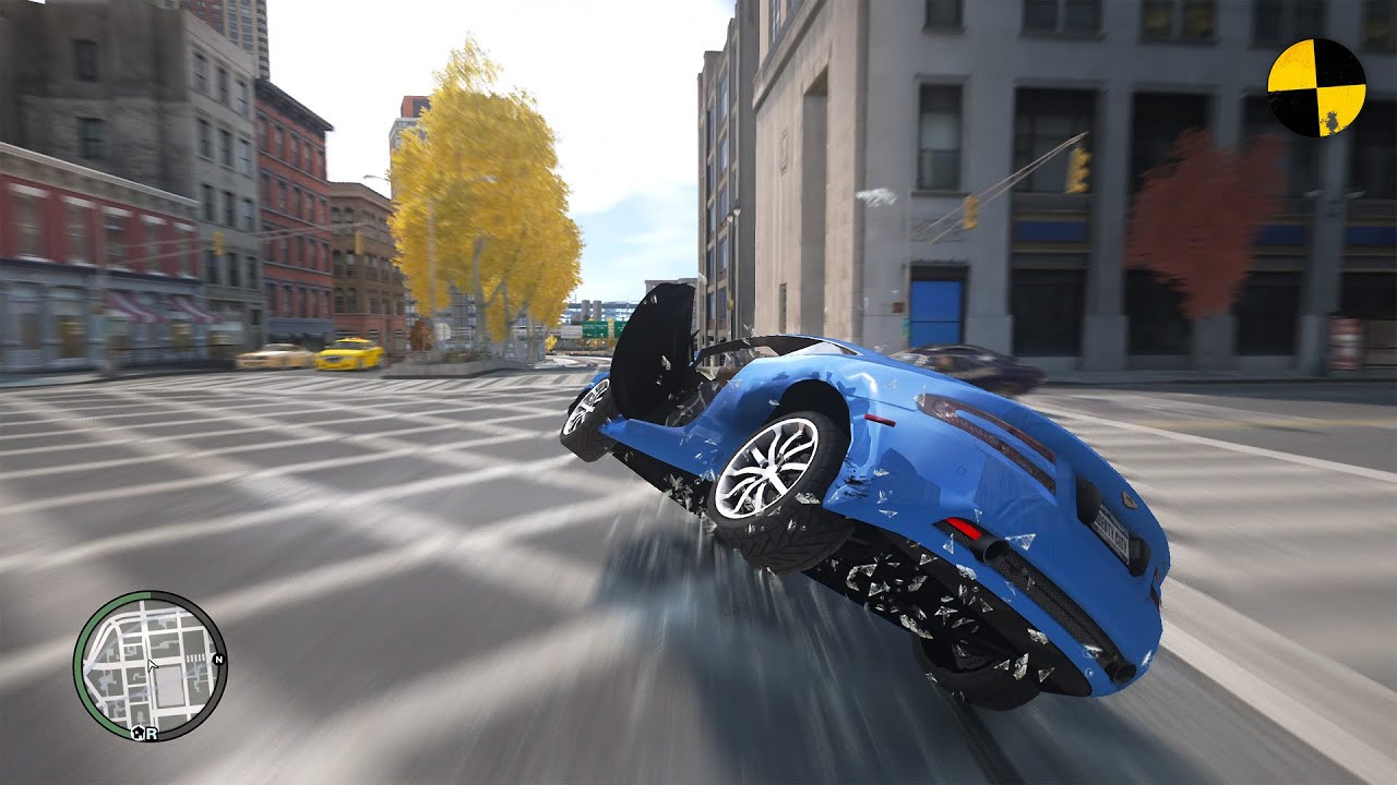 GTA 4 Crash Testing Real Car Mods Ep.38