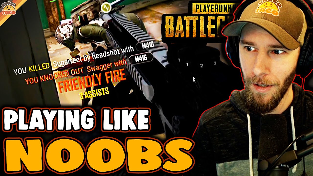 chocoTaco and Crew Can Win PUBG Playing Likes Noobs ft. VSNZ, Swagger, & Boom - Erangel Squads