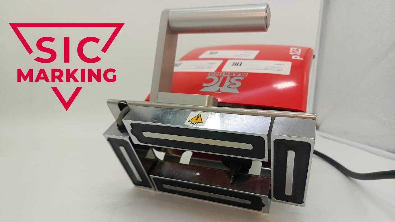 Маркиратор SIC Marking e10-p123mm – демонстрация работы прижима на 4 электромагнитах