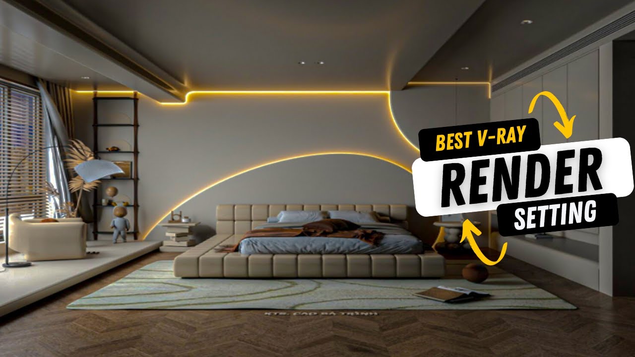 SKETCHUP IT | V-Ray 6 Sketchup 2023 interior | Realistic Render Settings |  |#vray
