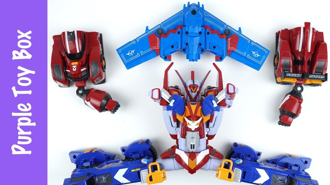 4x 5x Tobot V Combined Master V Sonic Stealth Robot 4단합체 또봇V 소닉스텔스 마스터V 장난감