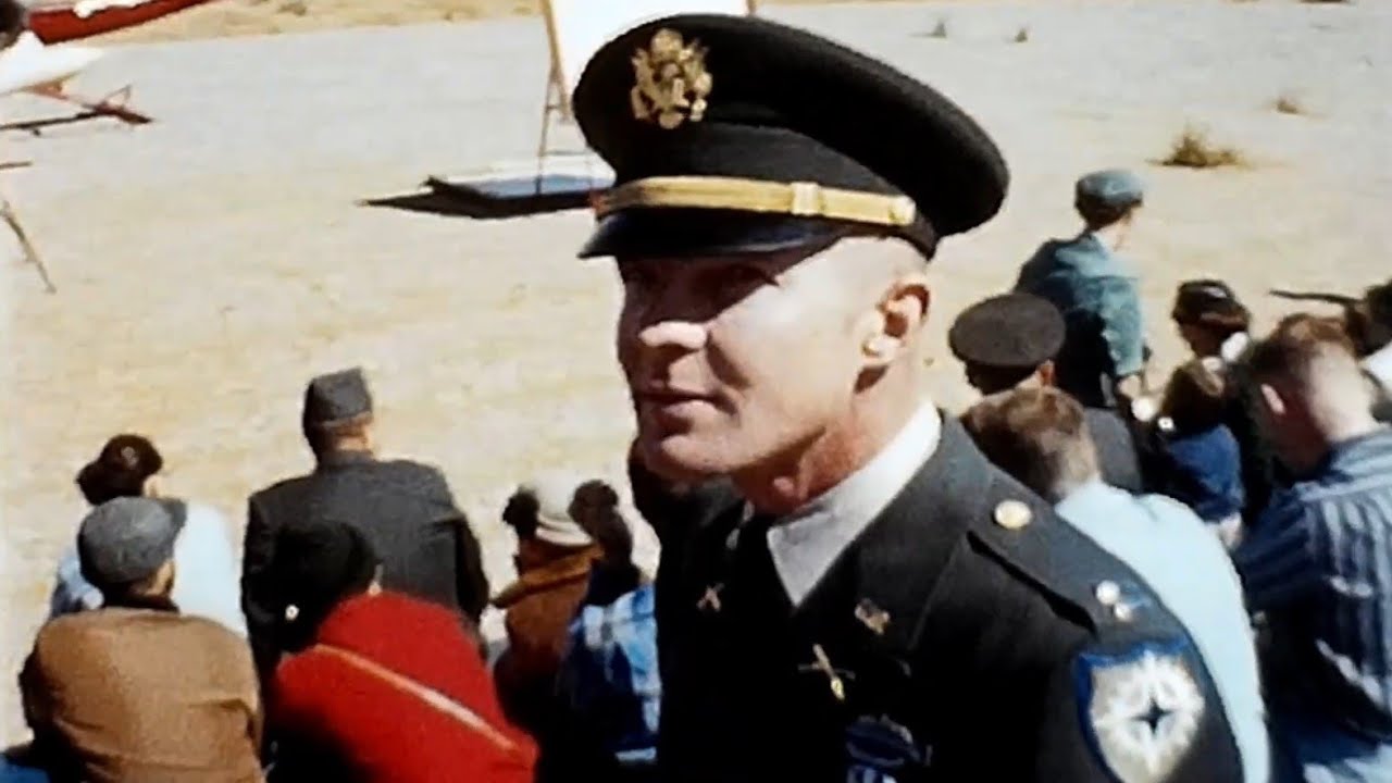 US Army McGregor Missile Range Fort Bliss Training Center New Mexico April 1959 JROTC or ROTC Trip