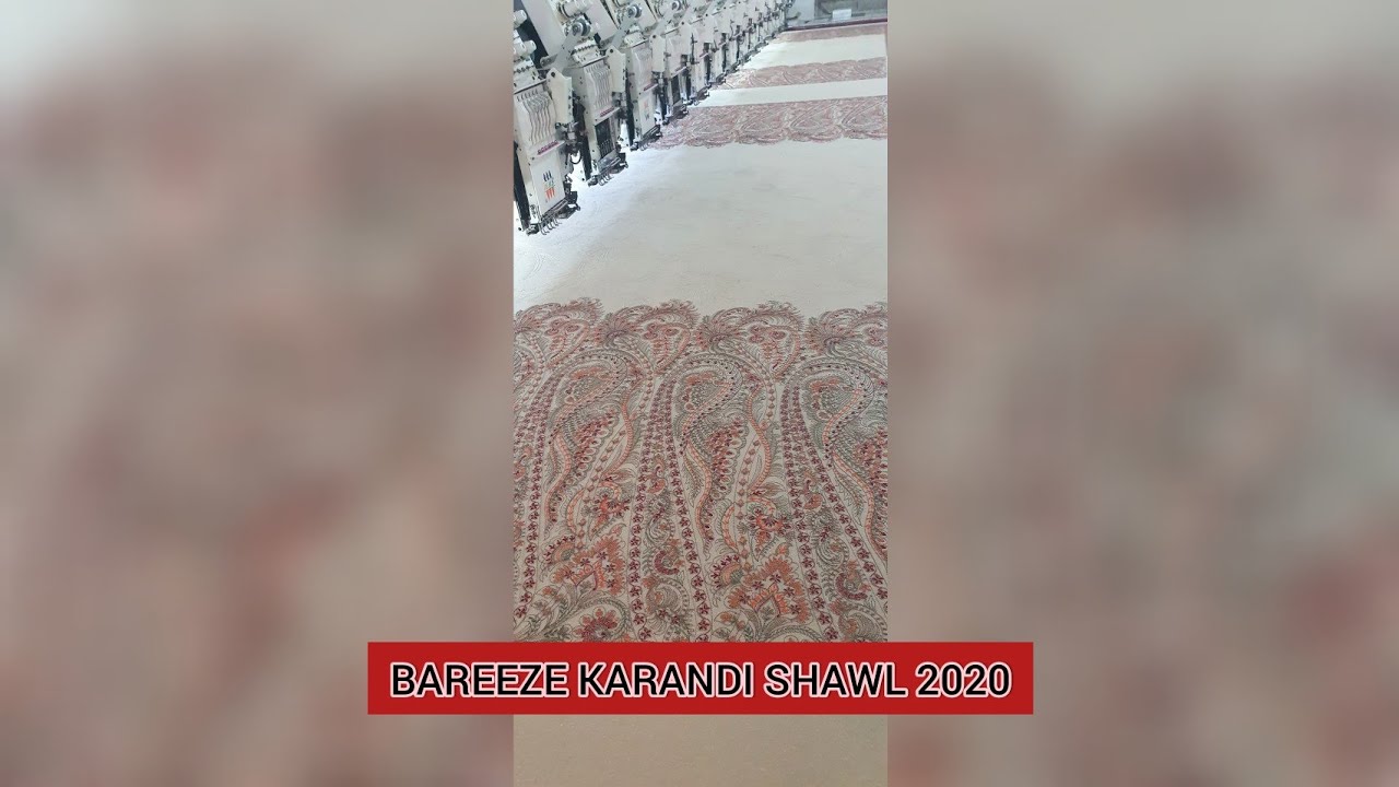 BAREEZE 2020 KARANDI SHAWL || MUSTAFA KHATTAK FABRICS