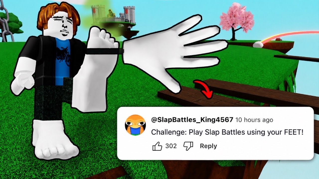 Я прошёл ВАШИ &laquo;невыполнимые&raquo; челленджи в Slap Battles...