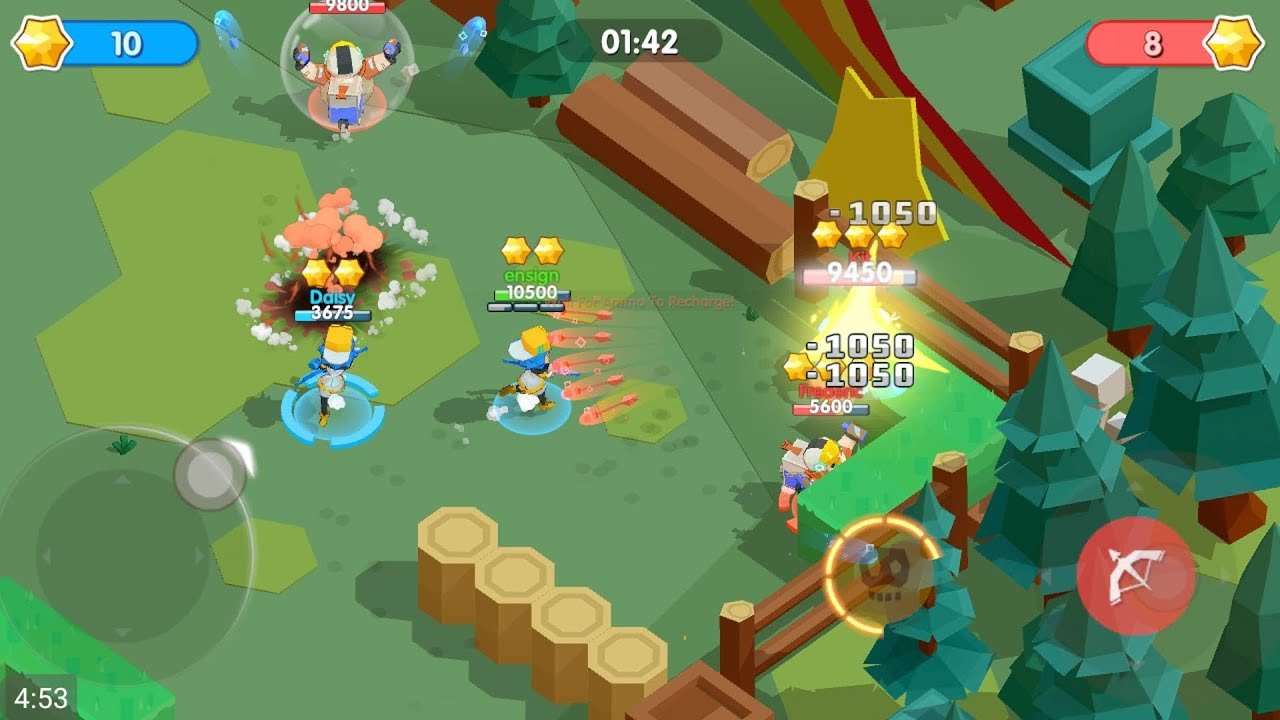 Arena of Arrow-3v3MOBA Game (by FunsTime) - action game for android and iOS - gameplay.