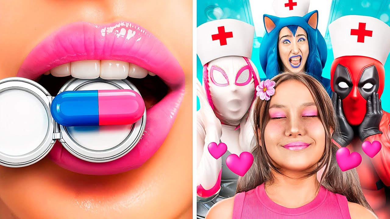 Szuperhőskórház / Gwen Stacy kontra Sonic kontra Harley Quinn