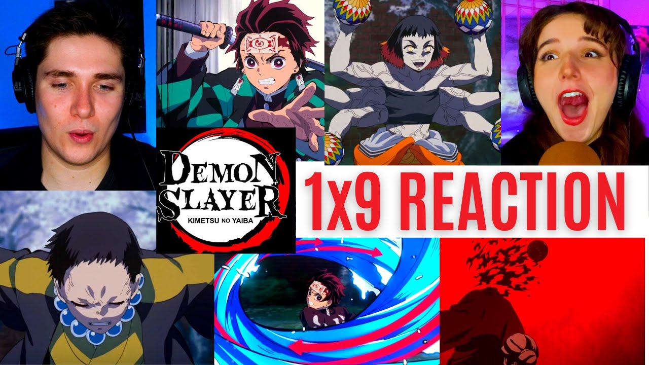 REACTING to *1x9 Demon Slayer: Kimetsu no Yaiba* FOUR-ARMED DEMON!(First Time Watching) Shonen Anime