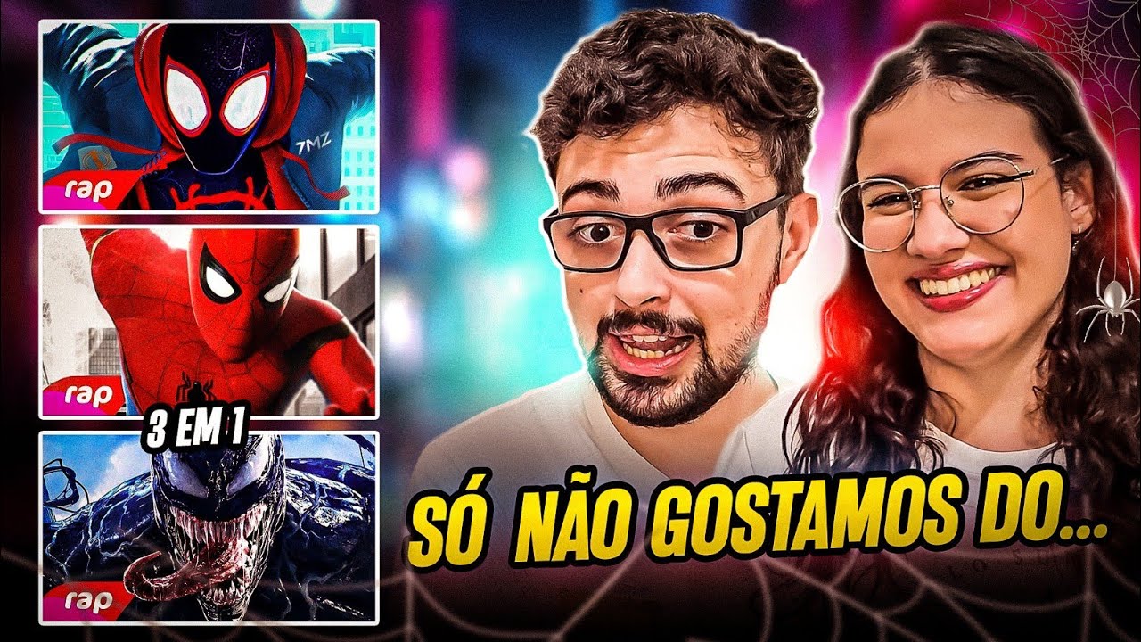 Qual o melhor Aranha? | 7 Minutoz 3 em 1 React