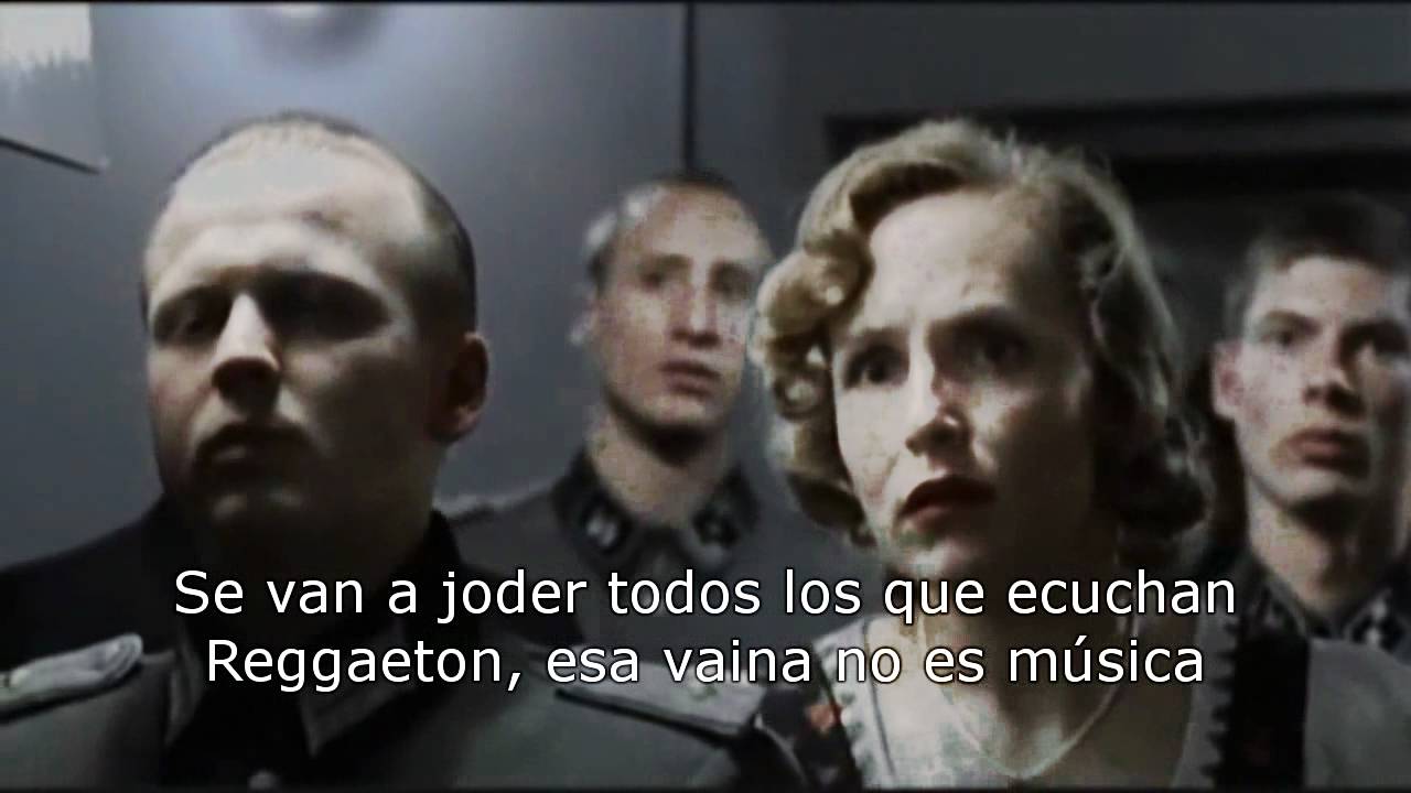Hitler se entera que existe el Reggaeton