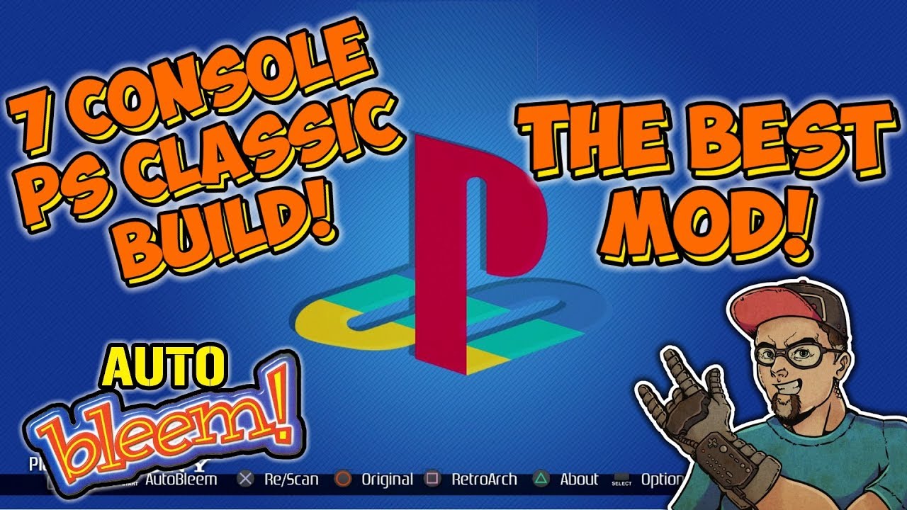 PlayStation Classic 7 Consoles In 1 AutoBleem Mod Build 108 PSX Games!