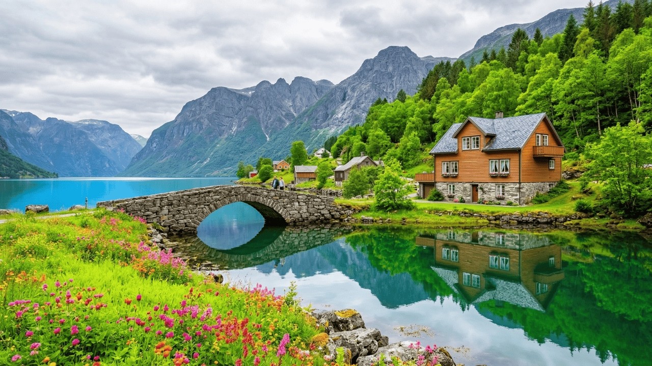Relaxing Piano Music & Nature Scenery 🌿 90 Minutes for Sleep, Study & Stress Relief