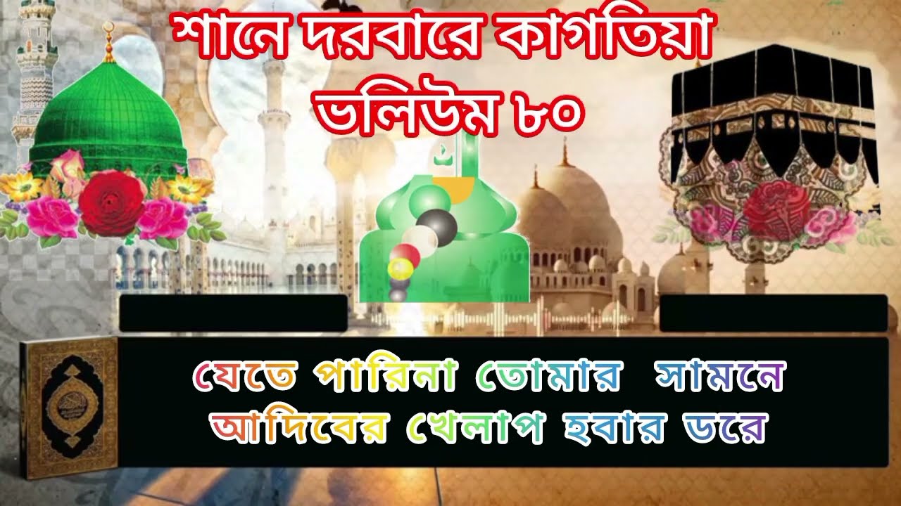 যেতে পারিনা তোমার  সামনে আদিবের খেলাপ হবার ডরে।শানে দরবারে কাগতিয়া  ভলিউম =৮০
