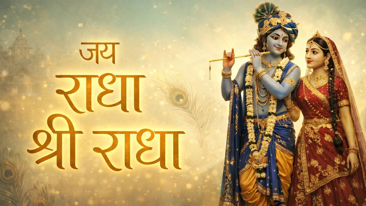 Jai Radha Shree Radha | Radha Naam Jap | Radha Rani Bhajan | Peaceful Radha Krishna Bhakti