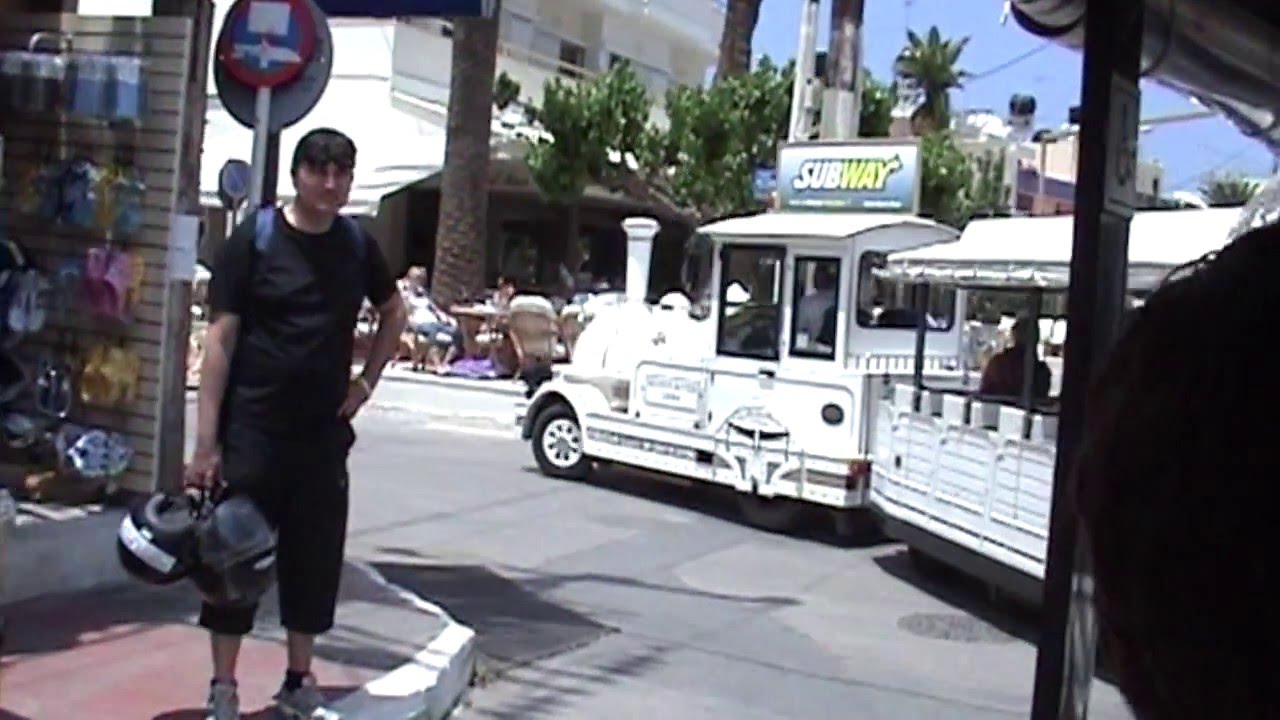 Bimmelbahn in Malia auf Kreta