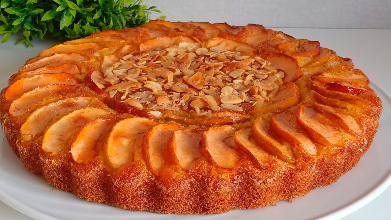 بسبوسة بالتفاح سهلة واقتصادية سريعة التحضير طرية وكذوب ذوبان فالفم 😋 حقا تستحق التجربة