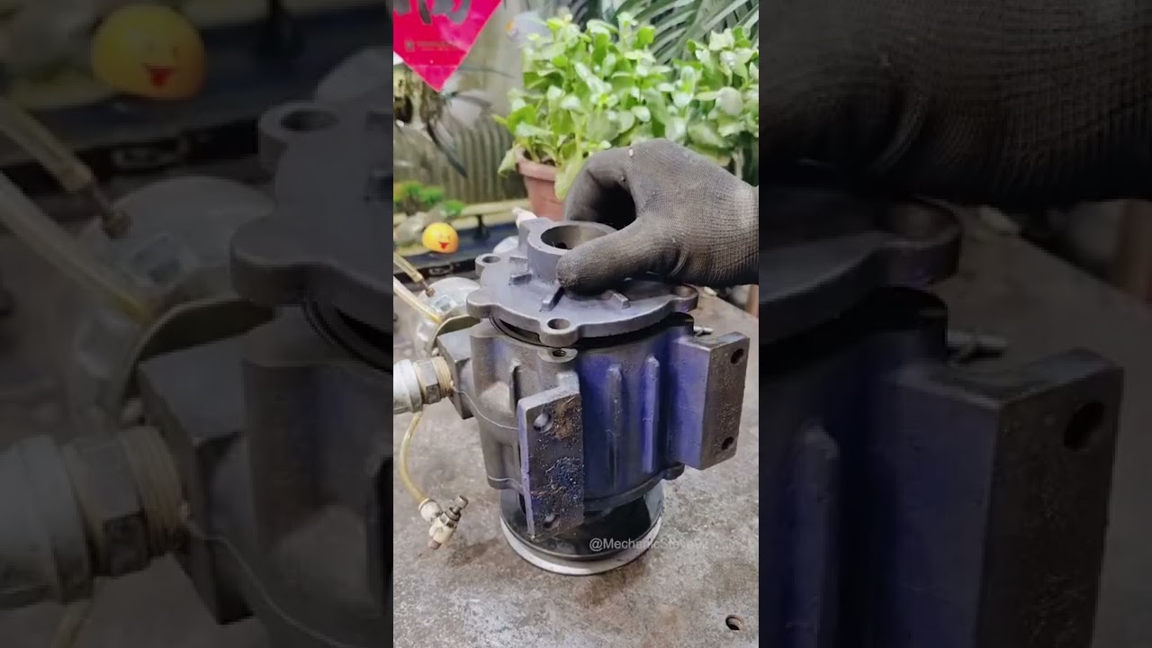 Vacuum pump repair process and installation method.