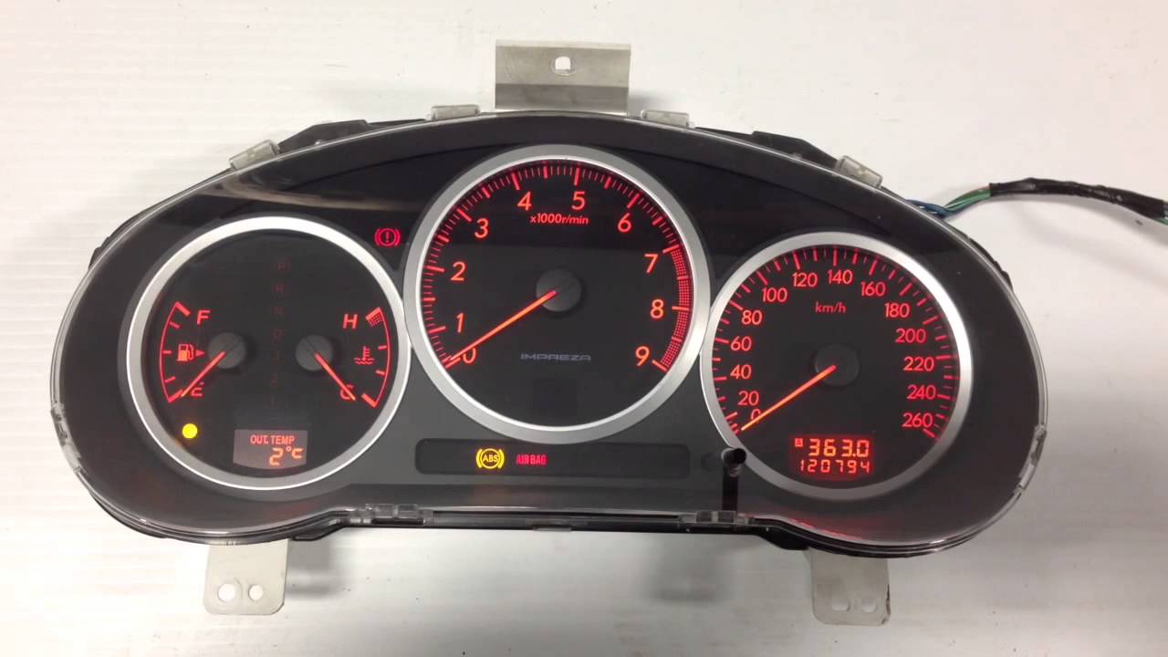 K402 | 120,794 km | WRX A/T Cluster Opening Ceremony  Jspec Auto  866-683-3747