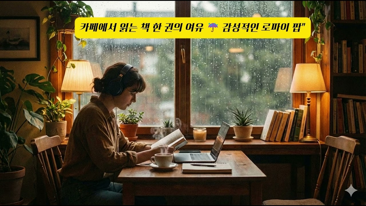[playlist] 카페에서 읽는 책 한 권의 여유 ☔ 감성적인 로파이 팝 ☕카페에서 듣기 좋은 음악 3시간 #카페플레이리스트 #집중할때듣는음악 #카공플레이리스트 #감성로파이