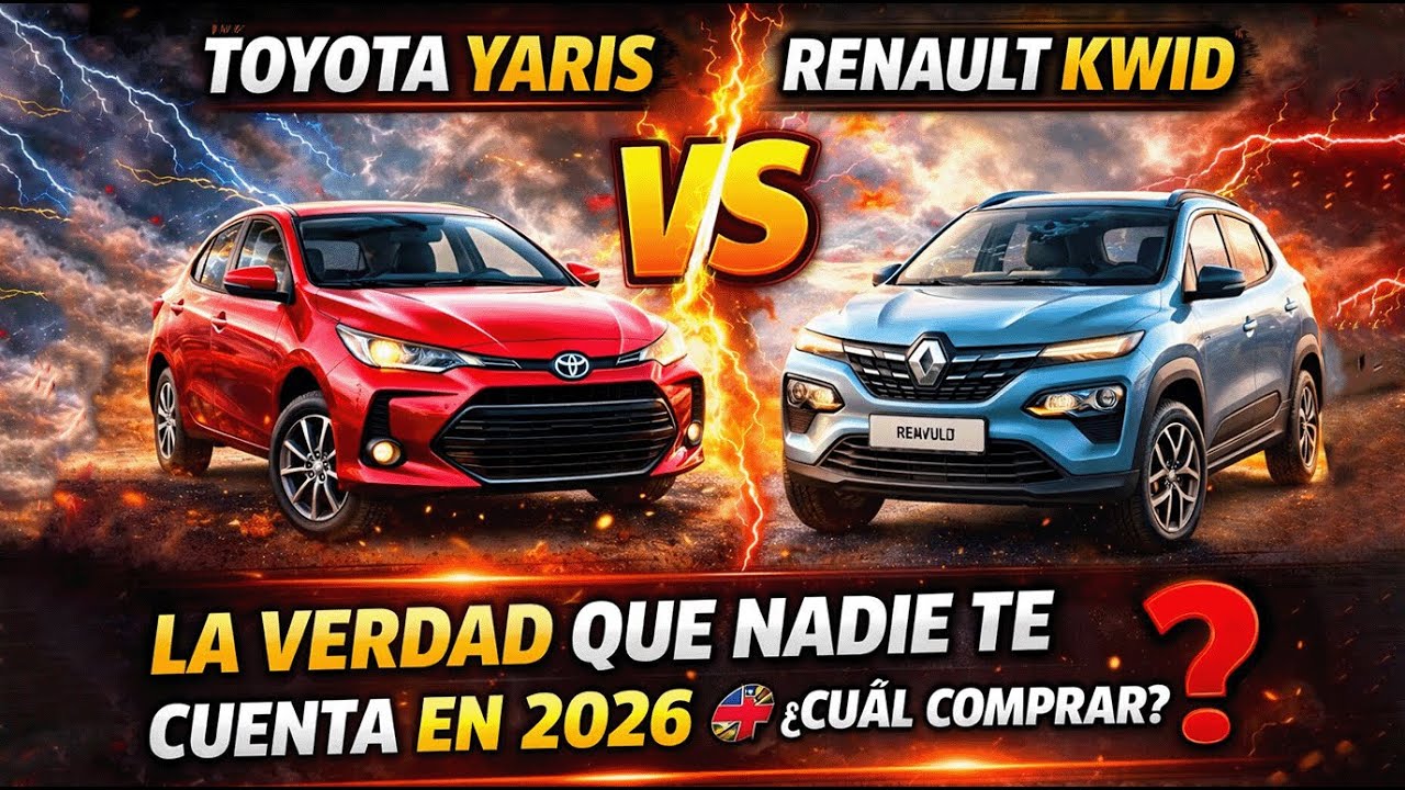 Toyota Yaris vs Renault Kwid: La verdad que nadie te cuenta en 2026 🚗 ¿Cuál comprar?