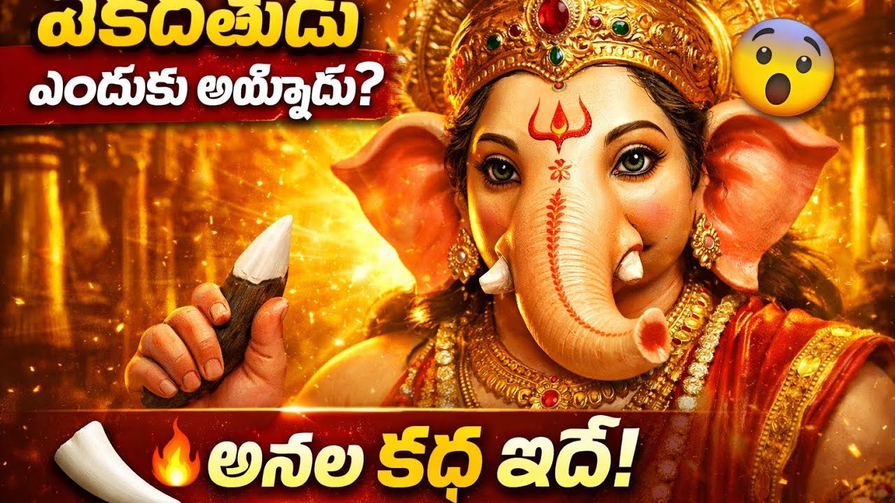 వినాయకుడు ఎందుకు ఏకదంతుడు అయ్యాడు? 🤯 నిజం బయటపడింది!