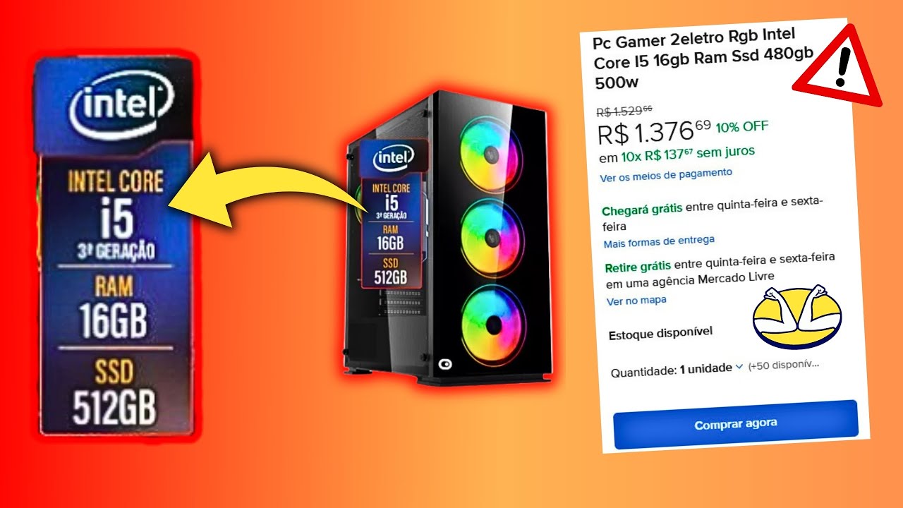 PC gamer no Mercado Livre! Tem coisa boa?